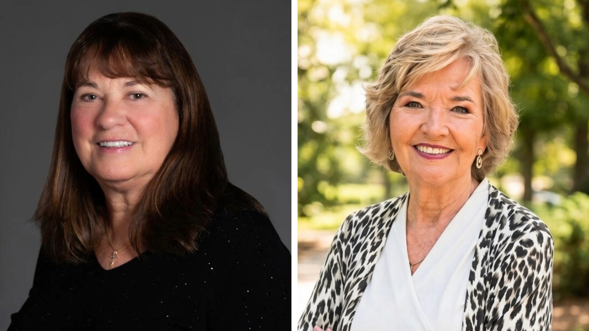 Greenville Area 18 school board candidates Becky McLaughlin (left) and Ann Marie Middleton (right)