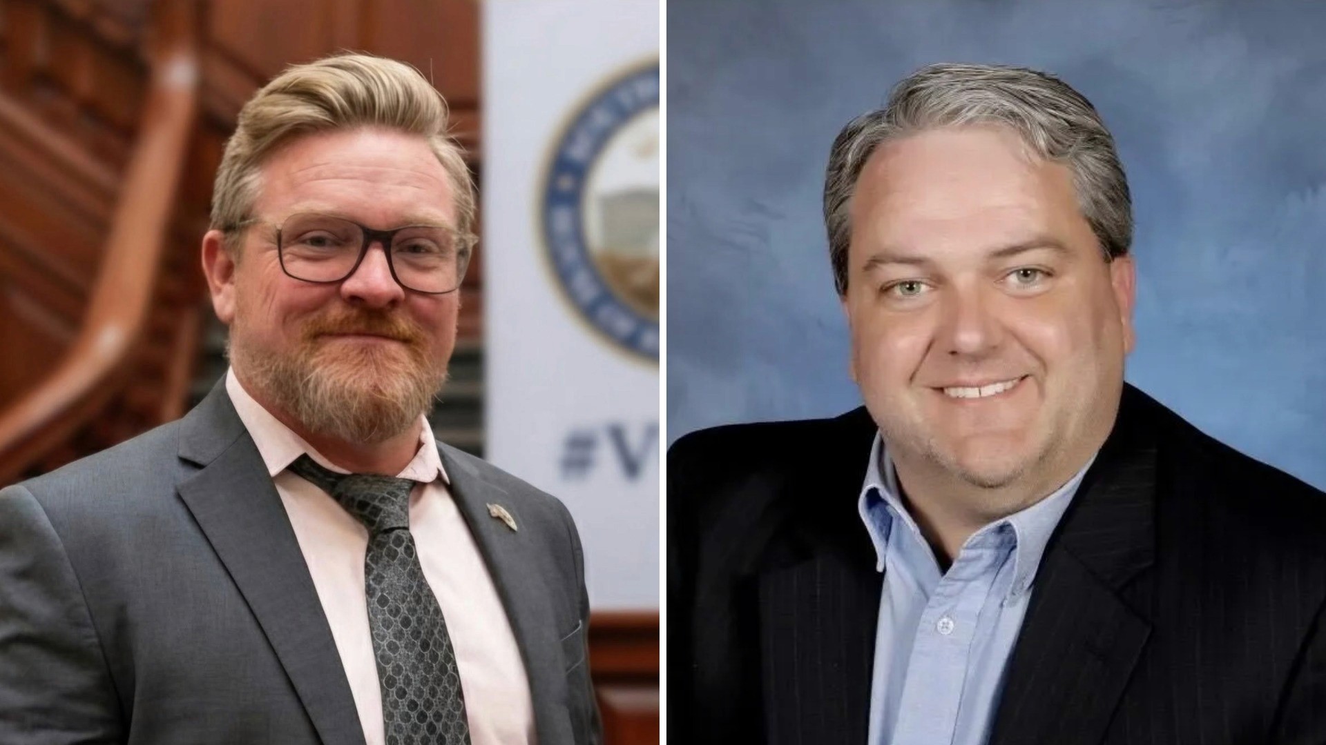Image of District 28 South Carolina House of Representatives candidates Alan Buckalew (left) and Chris Huff (right)