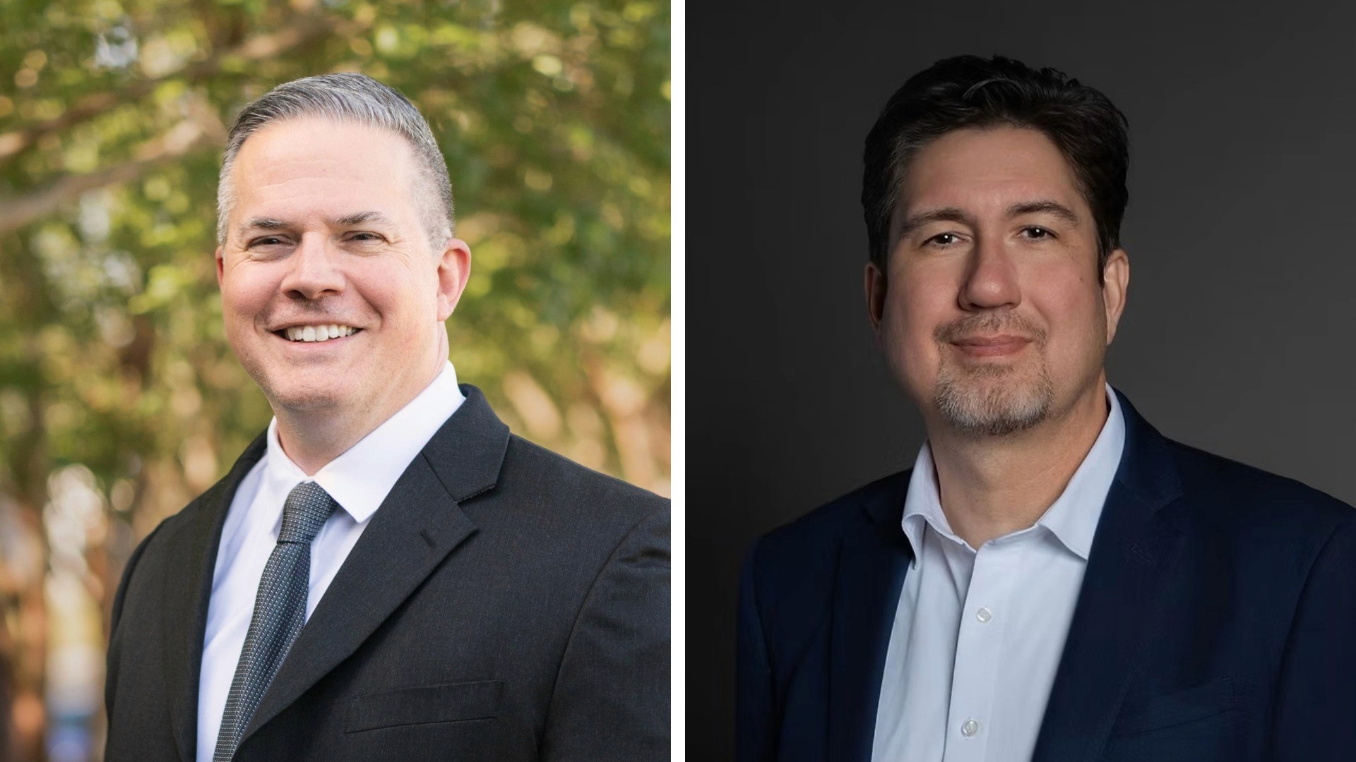 District 28 Greenville County Council candidates Kyle Long (left) and Thomas Sanders (right)
